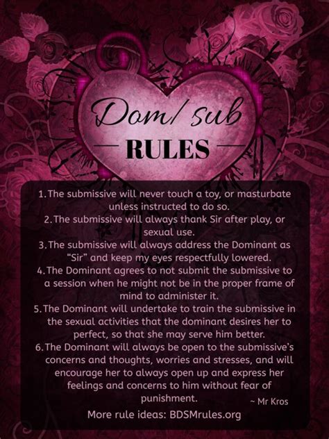 femdom rules|Making Rules With Your Submissive